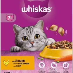 Whiskas Cat Dry Food Chicken Senior 800 g