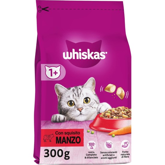 Whiskas Dry Food Adult 1+ with Chicken - Dry Food for Adult Cats, 14 x 300 g Whiskas Dry Food Adult 1+ with Chicken - Dry Food for Adult Cats, 14 x 300 g