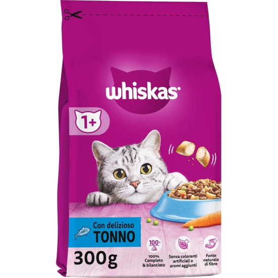 Whiskas Dry Food Adult 1+ with Chicken - Dry Food for Adult Cats, 14 x 300 g Whiskas Dry Food Adult 1+ with Chicken - Dry Food for Adult Cats, 14 x 300 g