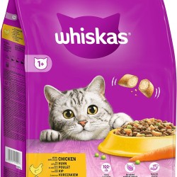 Whiskas cat / dry food 1+ for cats with chicken, 1 bag (7 kg) Whiskas cat / dry food 1+ for cats with chicken, 1 bag (7 kg)