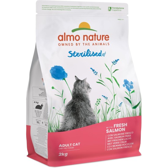 almo nature - Sterilised - Trockenfutter - 2 kg - Lachs & Reis almo nature - Sterilised - Trockenfutter - 2 kg - Lachs & Reis