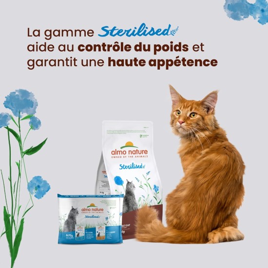 almo nature - Sterilised - Trockenfutter - 2 kg - Lachs & Reis almo nature - Sterilised - Trockenfutter - 2 kg - Lachs & Reis