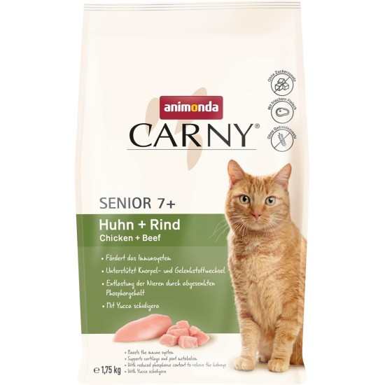 animonda Carny Adult Chicken + Trout (10 kg), Adult Dry Food for Adult Cats, Cat Food without Grain and Sugar, Cat Dry Food with 65% Meat and Fish animonda Carny Adult Chicken + Trout (10 kg), Adult Dry Food for Adult Cats, Cat Food without Grain and Sugar, Cat Dry Food with 65% Meat and Fish