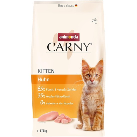 animonda Carny Adult Chicken + Trout (1.75 kg), Adult Dry Food for Adult Cats, Cat Food without Grain and Sugar, Cat Dry Food with 65% Meat and Fish animonda Carny Adult Chicken + Trout (1.75 kg), Adult Dry Food for Adult Cats, Cat Food without Grain and Sugar, Cat Dry Food with 65% Meat and Fish
