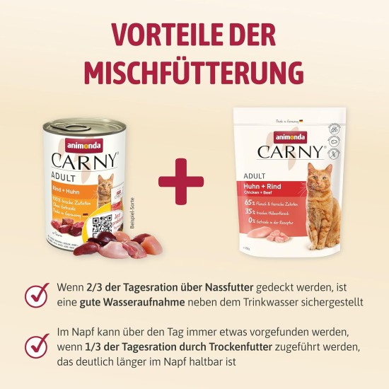 animonda Carny Adult Chicken + Trout (1.75 kg), Adult Dry Food for Adult Cats, Cat Food without Grain and Sugar, Cat Dry Food with 65% Meat and Fish animonda Carny Adult Chicken + Trout (1.75 kg), Adult Dry Food for Adult Cats, Cat Food without Grain and Sugar, Cat Dry Food with 65% Meat and Fish