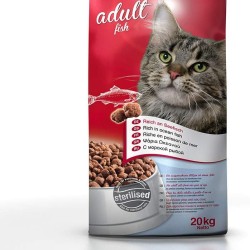 bewi cat Adult Fish [20 kg] Cat Food | For Adult Cats from the 1st Year | Rich in Fish | Suitable for Castrated Cats
