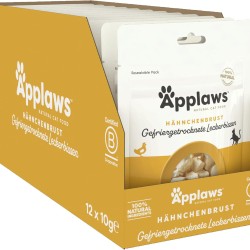 Applaws Natural Cat Snacks, Freeze Dried Chicken Breast - Pack of 12 x 10g Bags Applaws Natural Cat Snacks, Freeze Dried Chicken Breast - Pack of 12 x 10g Bags