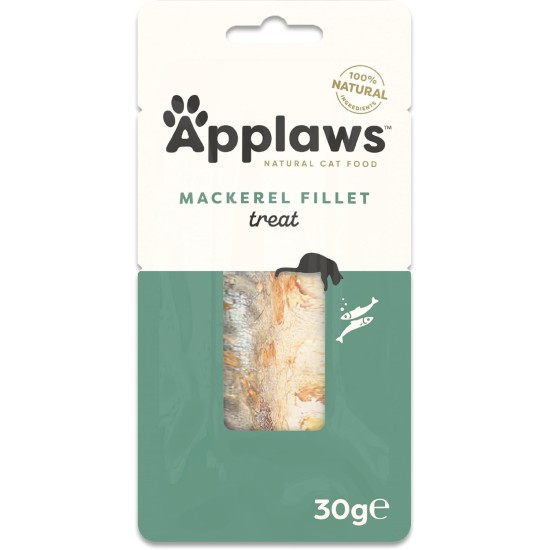 Applaws Natural Cat Treats, Whole Salmon Loin Cat Snack, 30 g Bag (Pack of 12) Applaws Natural Cat Treats, Whole Salmon Loin Cat Snack, 30 g Bag (Pack of 12)