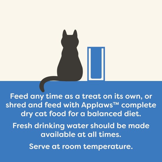 Applaws Natural Cat Treats, Whole Salmon Loin Cat Snack, 30 g Bag (Pack of 12) Applaws Natural Cat Treats, Whole Salmon Loin Cat Snack, 30 g Bag (Pack of 12)