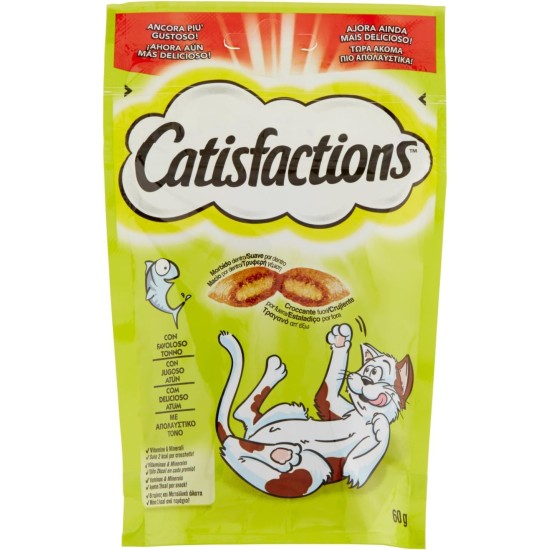 CATISFACTION Catisfaction Tuna GR. 60 Snack for Cat CATISFACTION Catisfaction Tuna GR. 60 Snack for Cat