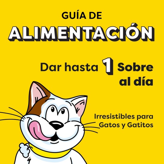 Catisfactions, Creamy Snack for Cats with Irresistible Chicken - 11 Packs of 40g Catisfactions, Creamy Snack for Cats with Irresistible Chicken - 11 Packs of 40g