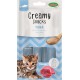 Creamy Snacks Tuna and Salmon - Lick Cream for Cats - Smooth, Creamy and Appetizing Texture - Stimulates Appe and Promotes Hydration - 4 x 15g Creamy Snacks Tuna and Salmon - Lick Cream for Cats - Smooth, Creamy and Appetizing Texture - Stimulates Appe and Promotes Hydration - 4 x 15g