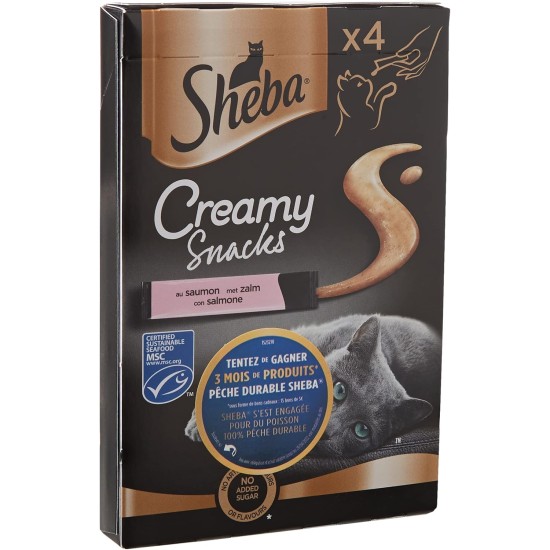 Creamy Snacks with Salmon 4 x 12g (Pack of 11) Creamy Snacks with Salmon 4 x 12g (Pack of 11)