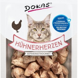 DOKAS Freeze Dried Offal - Grain-Free Premium Treat for Cats - Ideal as a Reward, 6 x 15g DOKAS Freeze Dried Offal - Grain-Free Premium Treat for Cats - Ideal as a Reward, 6 x 15g