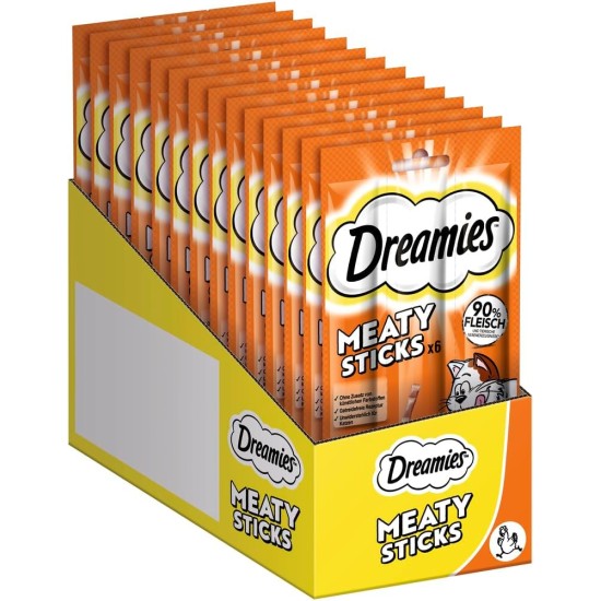 DREAMIES™ Meaty Sticks Cat Snacks Chicken 14 x 6 x 5 g DREAMIES™ Meaty Sticks Cat Snacks Chicken 14 x 6 x 5 g