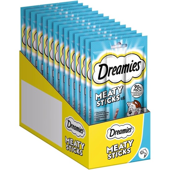 DREAMIES™ Meaty Sticks Cat Snacks Chicken 14 x 6 x 5 g DREAMIES™ Meaty Sticks Cat Snacks Chicken 14 x 6 x 5 g