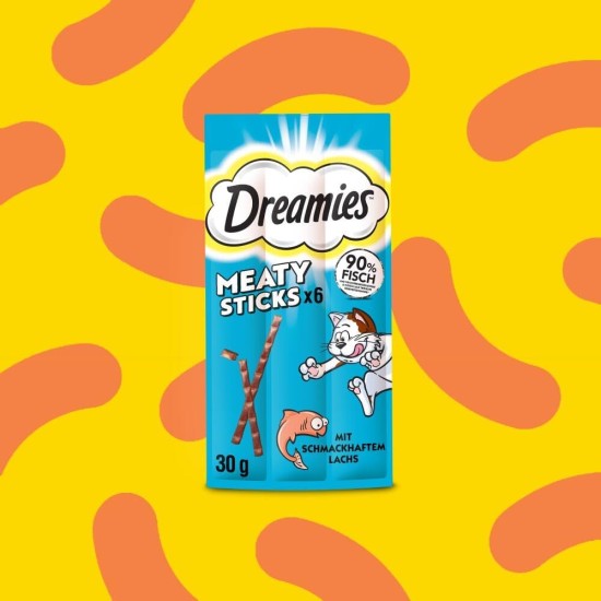 DREAMIES™ Meaty Sticks Cat Snacks Chicken 14 x 6 x 5 g DREAMIES™ Meaty Sticks Cat Snacks Chicken 14 x 6 x 5 g