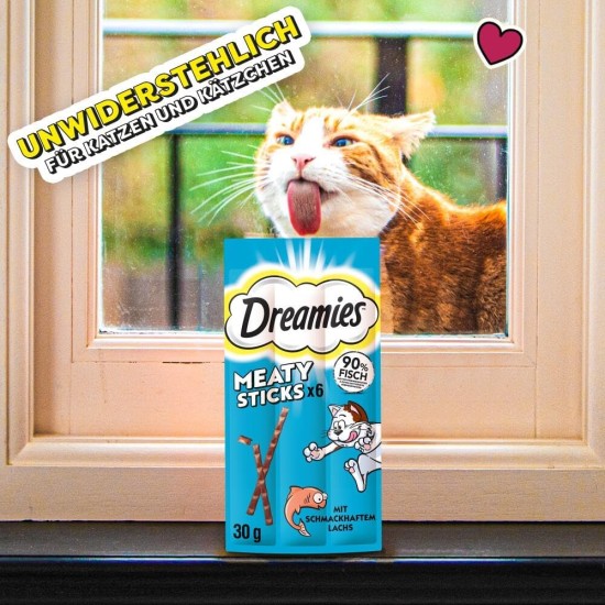 DREAMIES™ Meaty Sticks Cat Snacks Chicken 14 x 6 x 5 g DREAMIES™ Meaty Sticks Cat Snacks Chicken 14 x 6 x 5 g