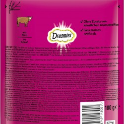 DREAMIES Portionsbeutel Mega Pack mit Rind 180g DREAMIES Portionsbeutel Mega Pack mit Rind 180g