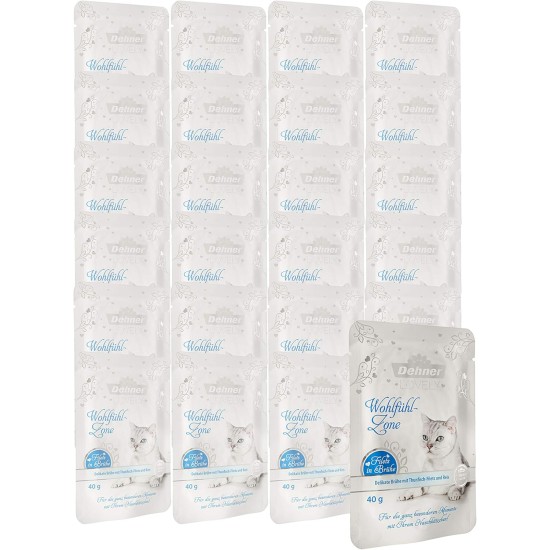 Dehner Premium Lovely Cat Treat Gluten Free Adult Cat Broth with Tuna in Bag 24 x 40g (960g) Dehner Premium Lovely Cat Treat Gluten Free Adult Cat Broth with Tuna in Bag 24 x 40g (960g)