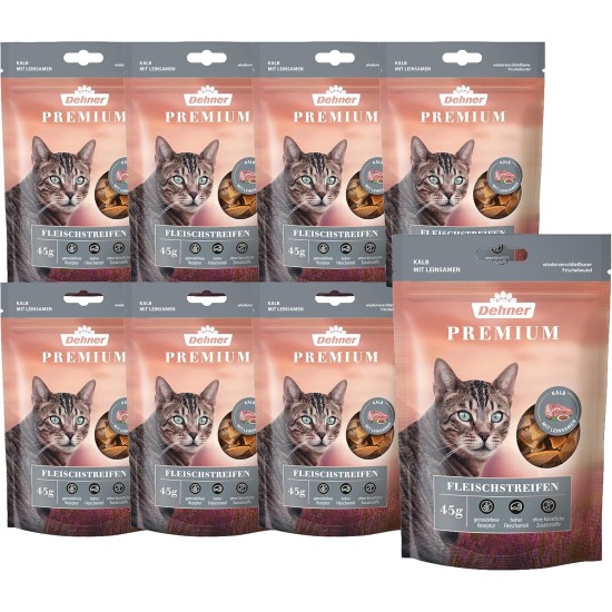 Dehner Premium cat snack 8 x 45 g (360 g) Dehner Premium cat snack 8 x 45 g (360 g)