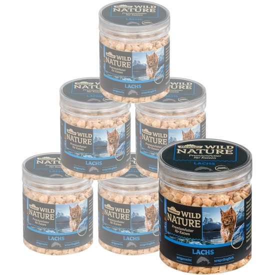 Dehner Wild Nature Premium Gluten Free / Sugar Free Cat Snack, Freeze Dried, Chicken, 6 x 20 g (120 g) Dehner Wild Nature Premium Gluten Free / Sugar Free Cat Snack, Freeze Dried, Chicken, 6 x 20 g (120 g)