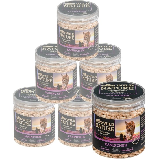 Dehner Wild Nature Premium Gluten Free / Sugar Free Cat Snack, Freeze Dried, Chicken, 6 x 20 g (120 g) Dehner Wild Nature Premium Gluten Free / Sugar Free Cat Snack, Freeze Dried, Chicken, 6 x 20 g (120 g)