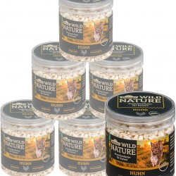 Dehner Wild Nature Premium Gluten Free / Sugar Free Cat Snack, Freeze Dried, Chicken, 6 x 25 g (150 g) Dehner Wild Nature Premium Gluten Free / Sugar Free Cat Snack, Freeze Dried, Chicken, 6 x 25 g (150 g)