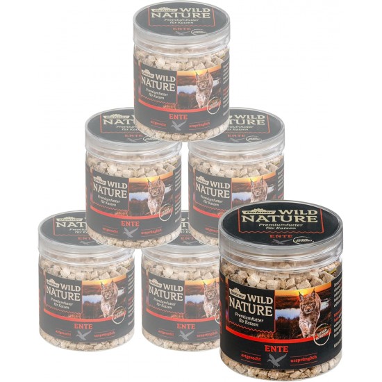Dehner Wild Nature Premium Gluten Free / Sugar Free Cat Snack, Freeze Dried, Chicken, 6 x 25 g (150 g) Dehner Wild Nature Premium Gluten Free / Sugar Free Cat Snack, Freeze Dried, Chicken, 6 x 25 g (150 g)