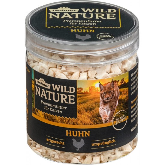 Dehner Wild Nature Premium Gluten Free / Sugar Free Cat Snack, Freeze Dried, Chicken, 6 x 25 g (150 g) Dehner Wild Nature Premium Gluten Free / Sugar Free Cat Snack, Freeze Dried, Chicken, 6 x 25 g (150 g)
