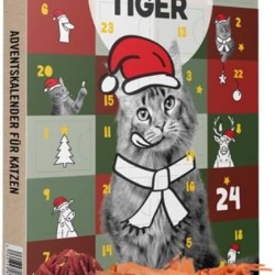 Dogs'n Tiger Advent Calendar for Cats - Natural & High-Quality Snacks Made from 85% Meat Behind Each Door, No Sugar & Grains for All Cats Dogs'n Tiger Advent Calendar for Cats - Natural & High-Quality Snacks Made from 85% Meat Behind Each Door, No Sugar & Grains for All Cats
