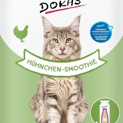 Dokas Chicken Smoothie - Creamy Premium Snack for Cats - Ideal as a Topping or Reward Dokas Chicken Smoothie - Creamy Premium Snack for Cats - Ideal as a Topping or Reward