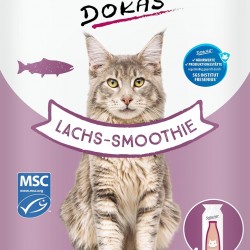 Dokas Salmon Smoothie - Creamy Premium Snack for Cats - Ideal as a Topping or Reward Dokas Salmon Smoothie - Creamy Premium Snack for Cats - Ideal as a Topping or Reward