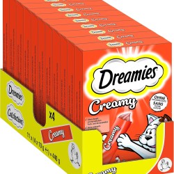 Dreamies Cat Treats Creamy Snacks with Chicken - Delicious Creamy Flavour - 44 Portion Bags (11 x 4 x 10 g) Dreamies Cat Treats Creamy Snacks with Chicken - Delicious Creamy Flavour - 44 Portion Bags (11 x 4 x 10 g)
