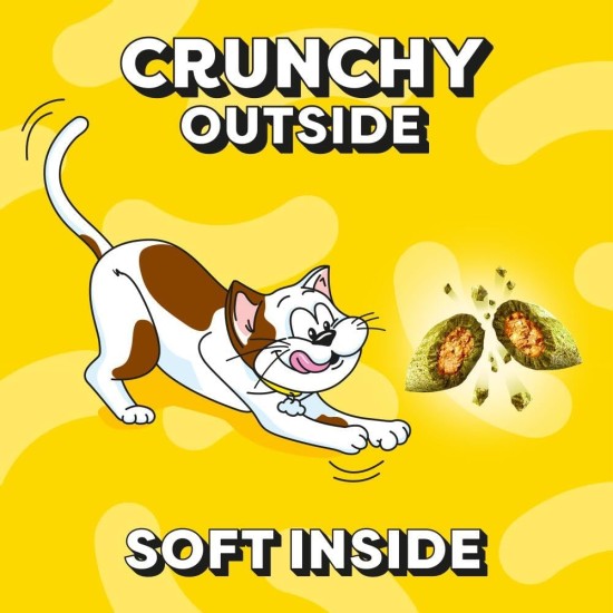 Dreamies Mix Cat Snacks with Cheese Flavour - Crispy Exterior & Creamy Inside - 2 x 350 g Dreamies Mix Cat Snacks with Cheese Flavour - Crispy Exterior & Creamy Inside - 2 x 350 g