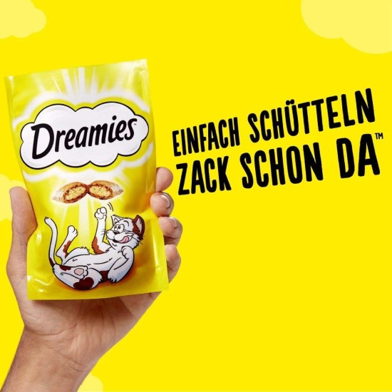Dreamies Mix Cat Snacks with Cheese Flavour - Crispy Exterior & Creamy Inside - 2 x 350 g Dreamies Mix Cat Snacks with Cheese Flavour - Crispy Exterior & Creamy Inside - 2 x 350 g