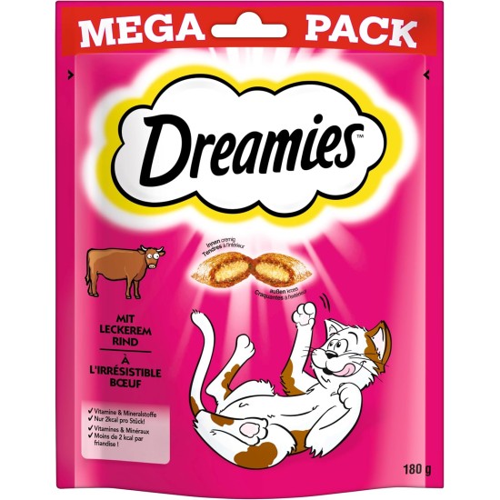 Dreamies Mix Cat Snacks with Chicken Flavour - Crispy Exterior & Creamy Inside - 2 x 350 g Dreamies Mix Cat Snacks with Chicken Flavour - Crispy Exterior & Creamy Inside - 2 x 350 g