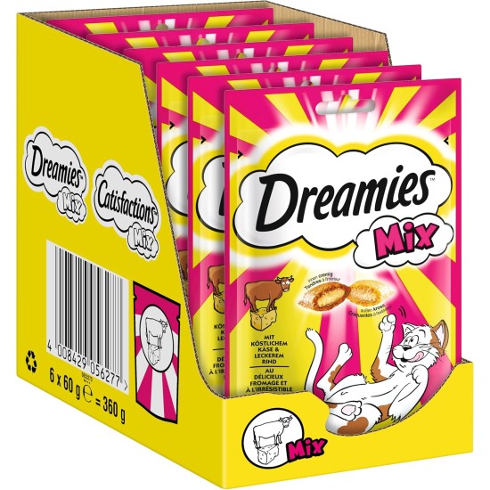 Dreamies mix with chicken & duck 6 x 60g Dreamies mix with chicken & duck 6 x 60g