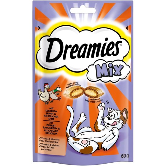 Dreamies mix with chicken & duck 6 x 60g Dreamies mix with chicken & duck 6 x 60g
