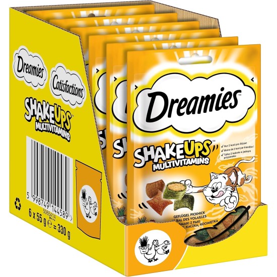 Dreamies mix with chicken & duck 6 x 60g Dreamies mix with chicken & duck 6 x 60g