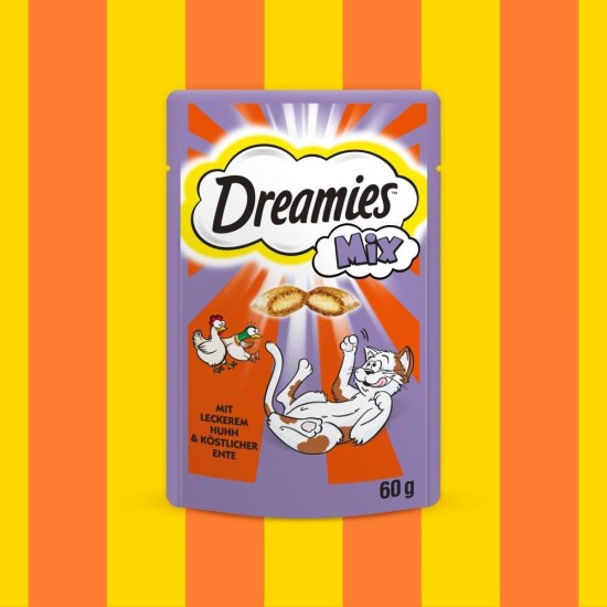 Dreamies mix with chicken & duck 6 x 60g Dreamies mix with chicken & duck 6 x 60g