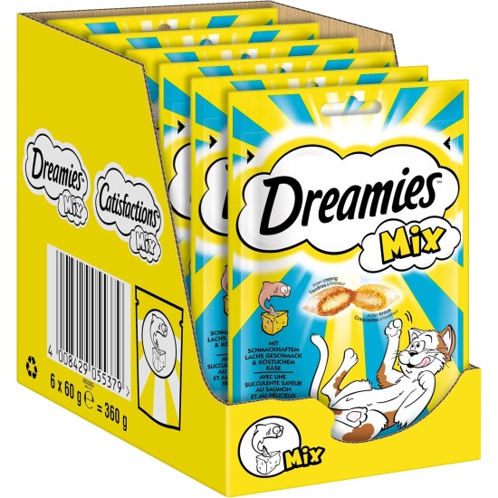 Dreamies mix with chicken & duck 6 x 60g Dreamies mix with chicken & duck 6 x 60g