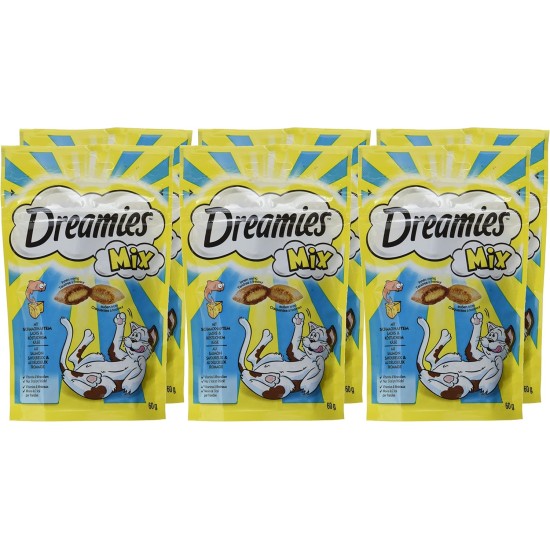 Dreamies mix with chicken & duck 6 x 60g Dreamies mix with chicken & duck 6 x 60g
