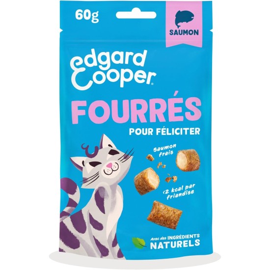 Edgard Cooper Natural Cat Snacks, Pillows with Chicken (1 x 60g Bag), Packed with Fresh Meat, Grain Free, Less Than 2 Kcal Per Snack, Natural Ingredients & No Added Sugar. Edgard Cooper Natural Cat Snacks, Pillows with Chicken (1 x 60g Bag), Packed with Fresh Meat, Grain Free, Less Than 2 Kcal Per Snack, Natural Ingredients & No Added Sugar.