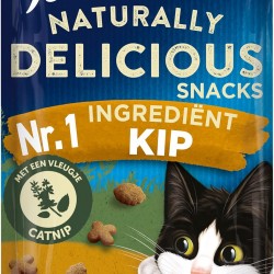 FELIX Naturally Delicious with Chicken & Catnip Cat Snacks, Box of 8 (8 x 50 g) FELIX Naturally Delicious with Chicken & Catnip Cat Snacks, Box of 8 (8 x 50 g)