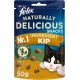 FELIX Naturally Delicious with Chicken & Catnip Cat Snacks, Box of 8 (8 x 50 g) FELIX Naturally Delicious with Chicken & Catnip Cat Snacks, Box of 8 (8 x 50 g)