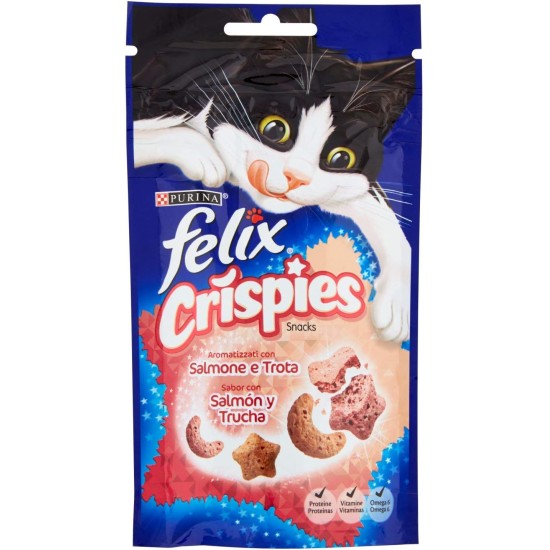 Felix - FELIX CRISPIES Saumon Truite - 50 g Felix - FELIX CRISPIES Saumon Truite - 50 g