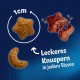 Felix Crispies cat treats with proteins, vitamins and Omega 6 fatty acids, pack of 8 (8 x 45 g), Beef and Chicken flavour Felix Crispies cat treats with proteins, vitamins and Omega 6 fatty acids, pack of 8 (8 x 45 g), Beef and Chicken flavour