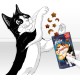 Felix Crispies cat treats with proteins, vitamins and Omega 6 fatty acids, pack of 8 (8 x 45 g), Beef and Chicken flavour Felix Crispies cat treats with proteins, vitamins and Omega 6 fatty acids, pack of 8 (8 x 45 g), Beef and Chicken flavour