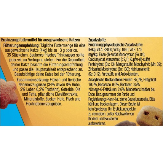 Felix Knabber Mix Original and Strandspaß (Beach Fun) Cat Snack with Various Varieties, Mixtray 2 x (8 x 60 g) Felix Knabber Mix Original and Strandspaß (Beach Fun) Cat Snack with Various Varieties, Mixtray 2 x (8 x 60 g)